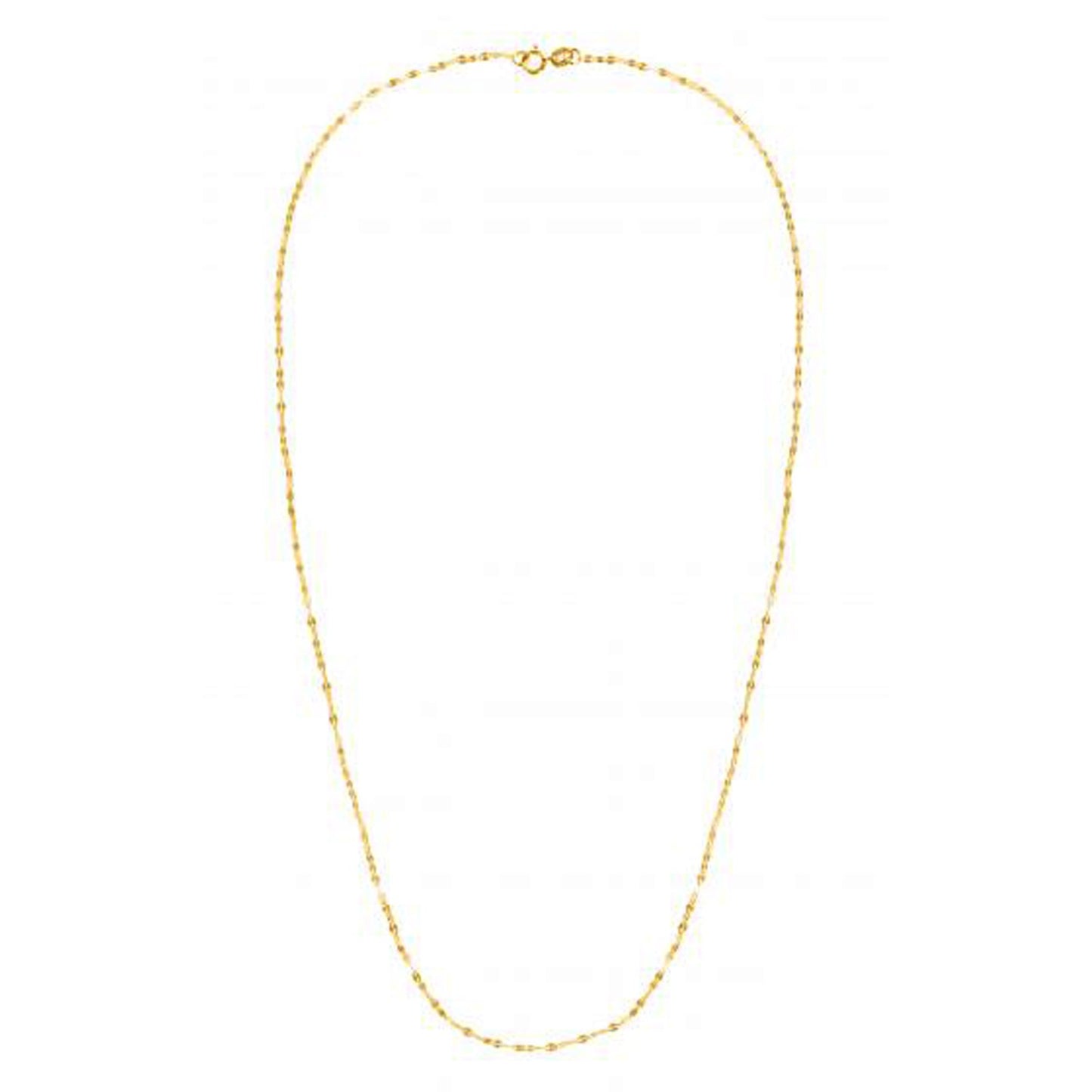 14k Yellow Gold Alternate Valentino Chain (1.40 mm)