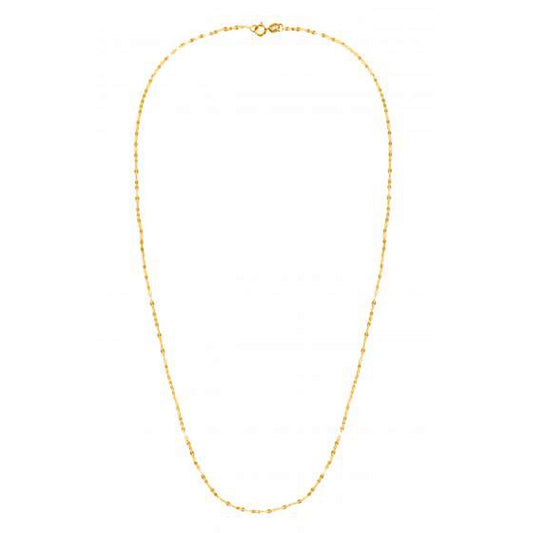 14k Yellow Gold Alternate Valentino Chain (1.40 mm)